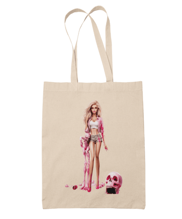 Daisy Duke Gothic Barbie Tote Bag 8Ball